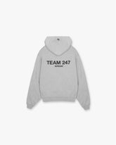 247 OVERSIZED HOODIE ASH GREY/BLACK